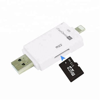 USB 3.0/lightning port讀卡機-支援Micro-SDHC/TF_1